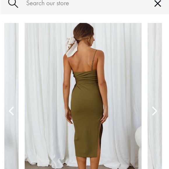 NWT Selfie Leslie Asymmetrical Cutout Dress - Picture 9 of 11